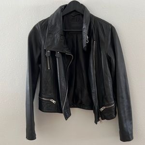 Allsaints Bales Biker leather jacket